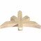 Ekena Millwork Davenport Rough Sawn Timber Gable Bracket, Douglas Fir, 36"W x 21"H x 4"D x 4"F, 14/12 Pitch GBW036X21X0404DAV00RDF - alternate 3